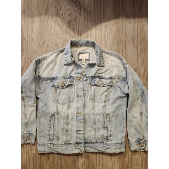 Forever 21 Vintage Jean Jacket Women's Size Small Light Wash - Picture 1 of 8